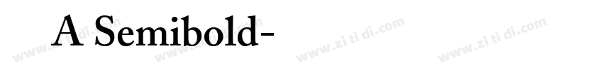 华康金刚黑A Semibold字体转换